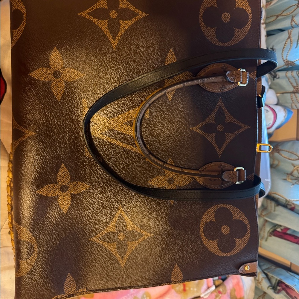 Louis Vuitton Brown Monogram Tote Bag